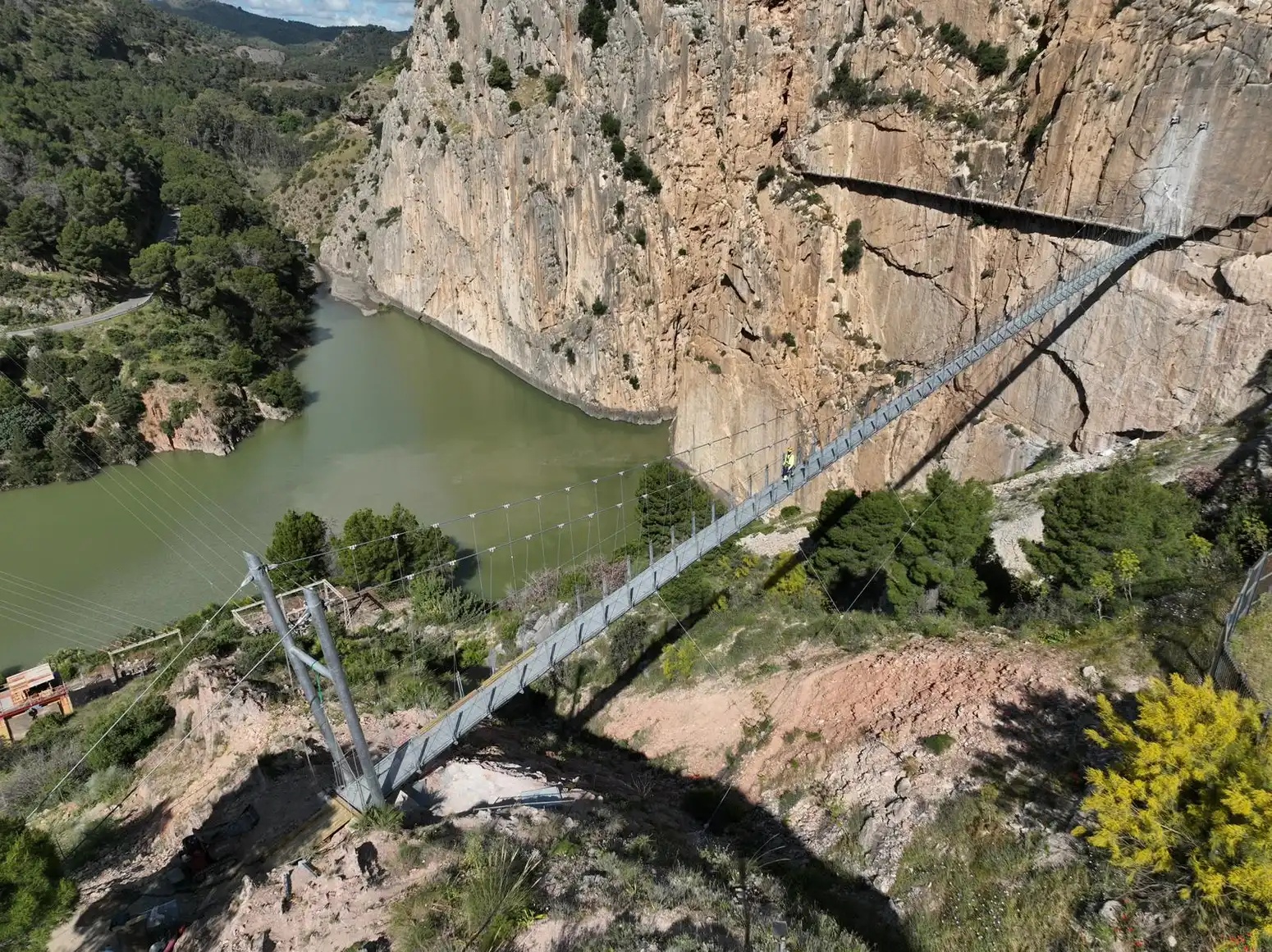 Spaniens längste Hängebrücke