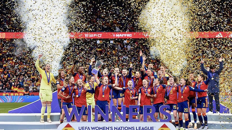 Spanische Frauenmannschaft gewinnt überzeugend UEFA Nations League