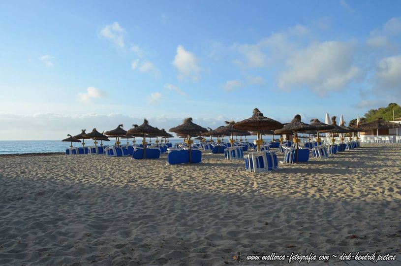 Strandliegen auf Mallorca