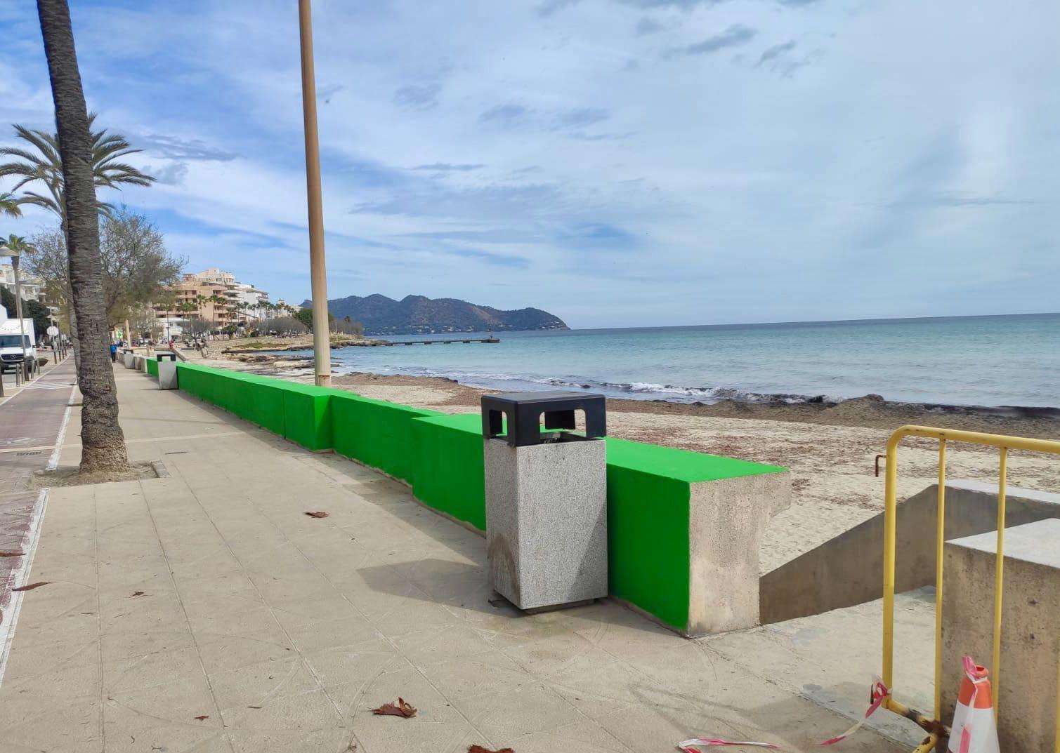 Strandpromenade von Cala Millor jetzt noch grüner