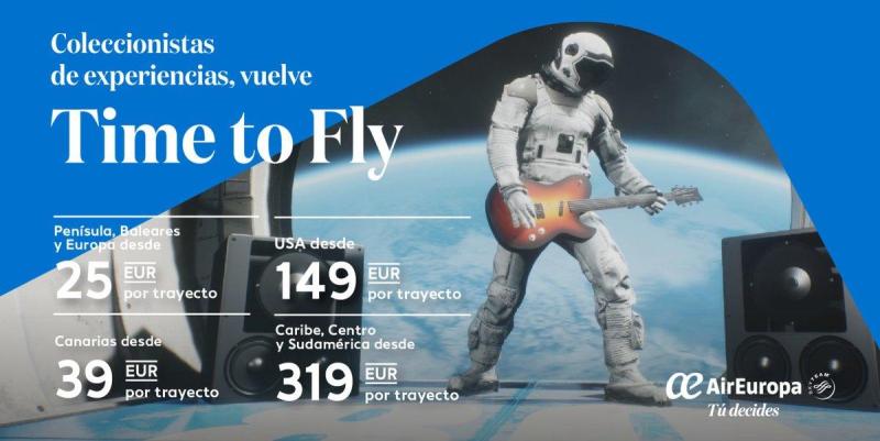 „Time To Fly“ – Flüge mit Air Europa ab 25 Euro