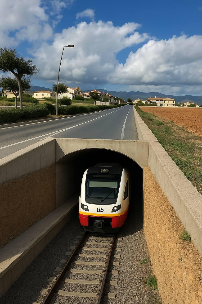 Untertunnelung der Bahnstrecke in Sa Pobla?
