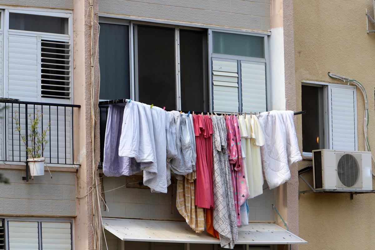 Wäsche Balkon Spanien