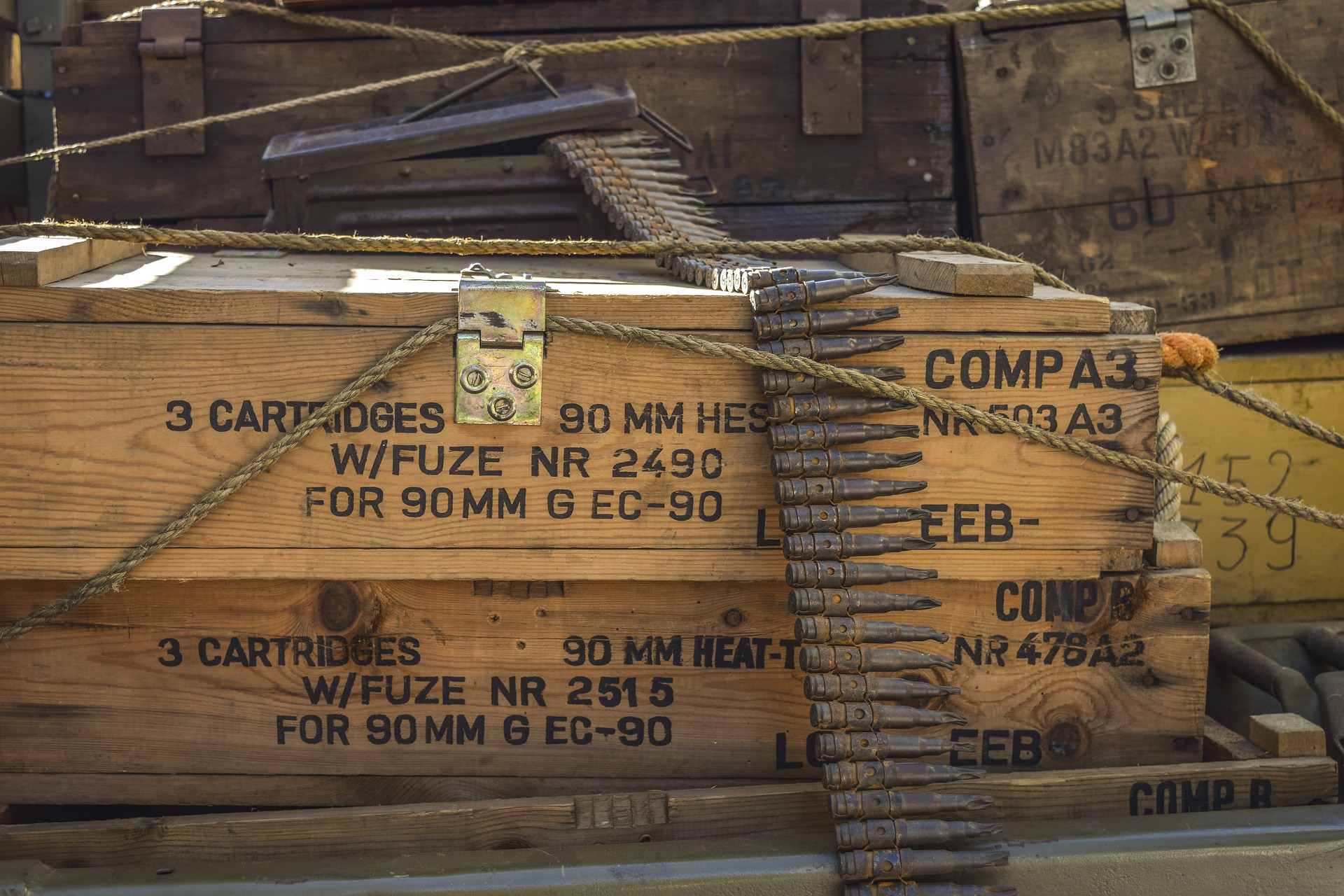 Waffen Munitionskiste Patronen