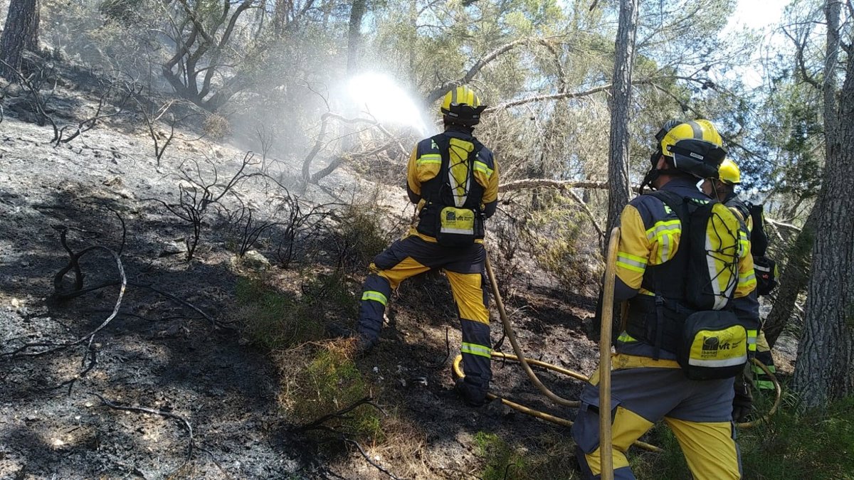 Waldbrand auf Mallorca