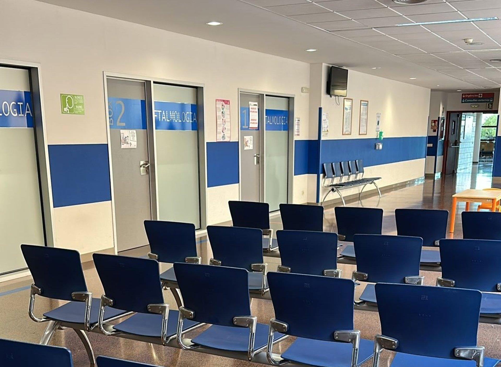 Wartezimmer im Krankenhaus auf Mallorca