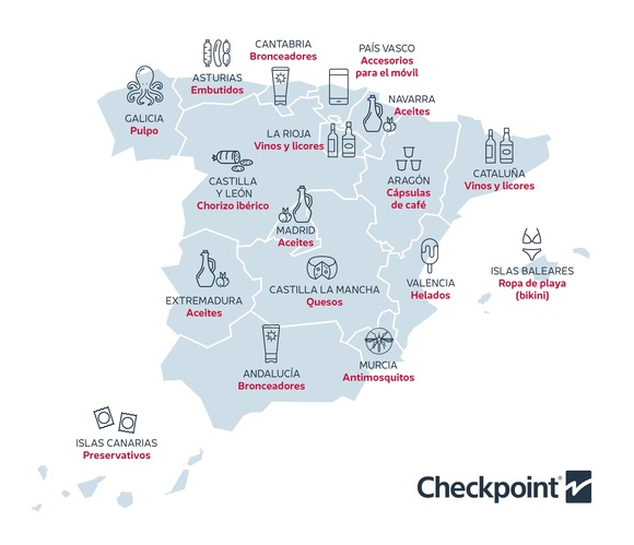 Was wird denn wo geklaut in Spanien?