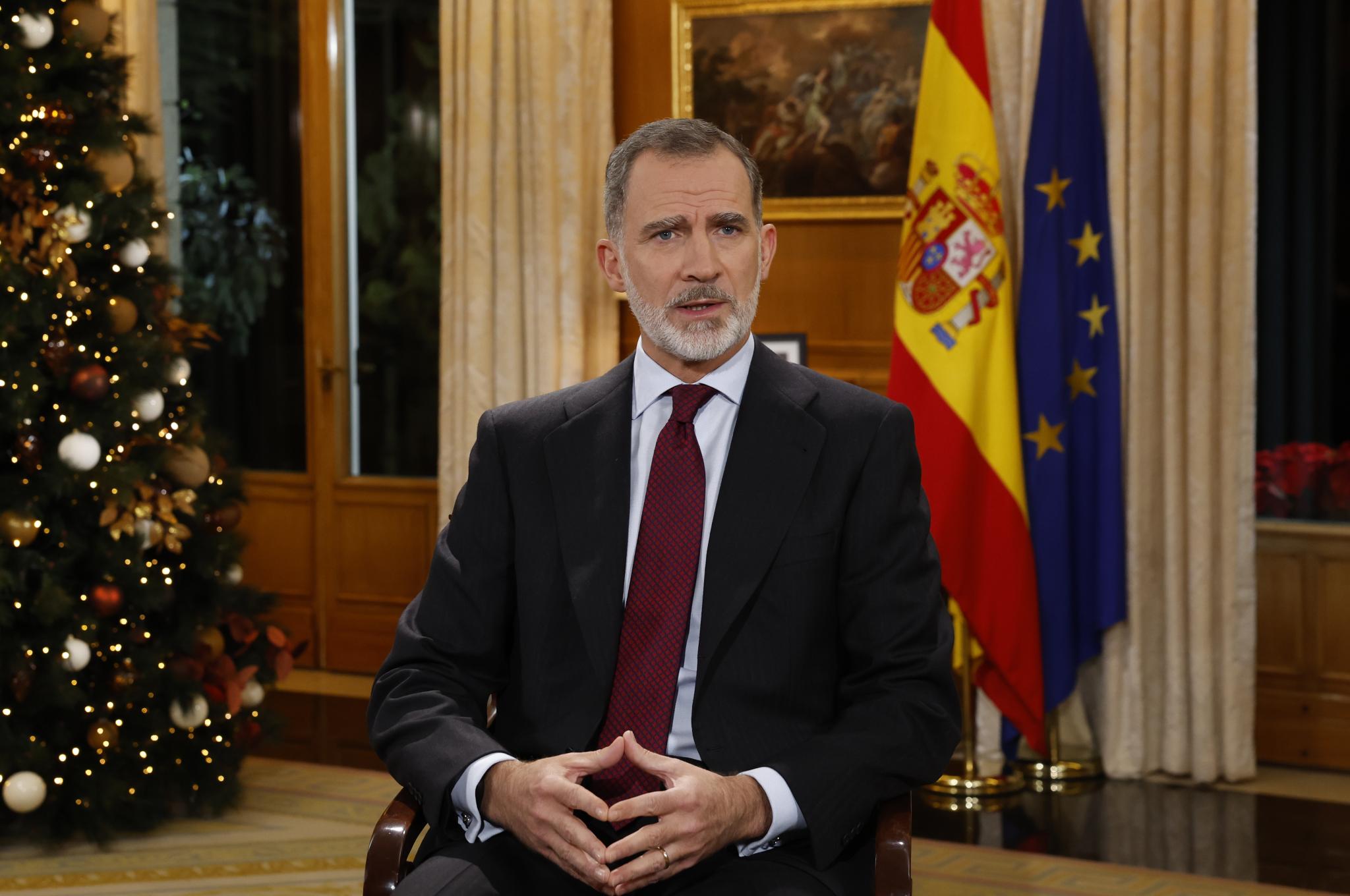 Weihnachtsbotschaft von König Felipe VI. im Jahr 2022
