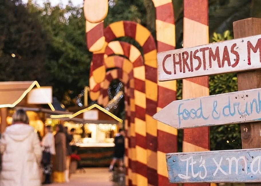 Kerstmarkt in Puerto Portals op Mallorca