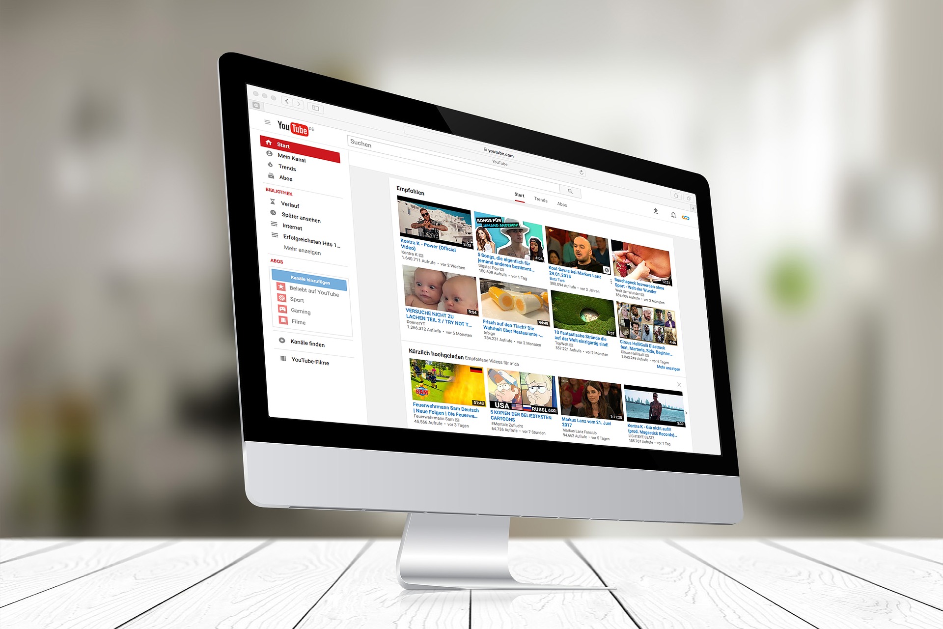 Youtube MAC Monitor