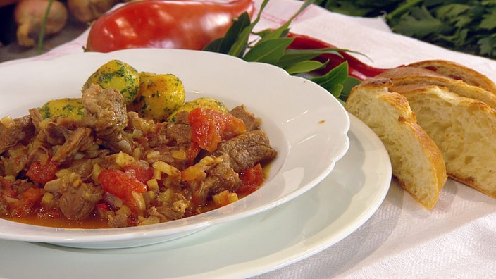 Kalbfleisch in Zitronensoße