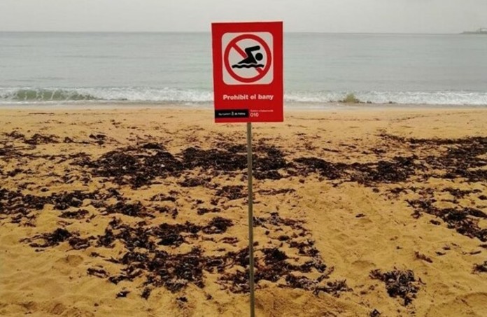 Strand geschlossen