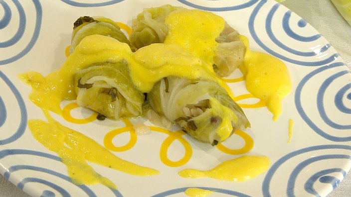 Griechische Kohlröllchen