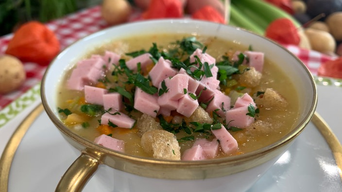 Feines Kartoffelsüppchen