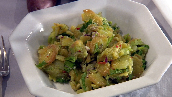 Kartoffelsalat mit Avocado