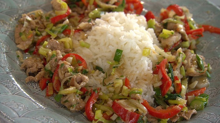 Schweinefilet aus dem Wok