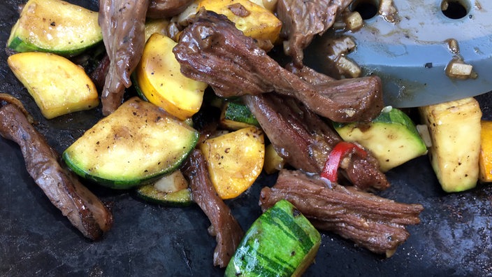 Kronfleisch aus dem Wok
