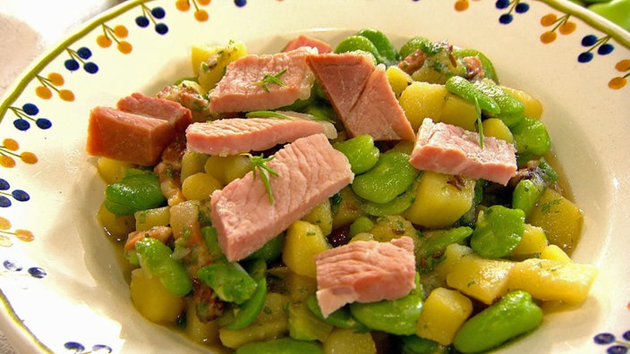 Dicke Bohnen mit Speck