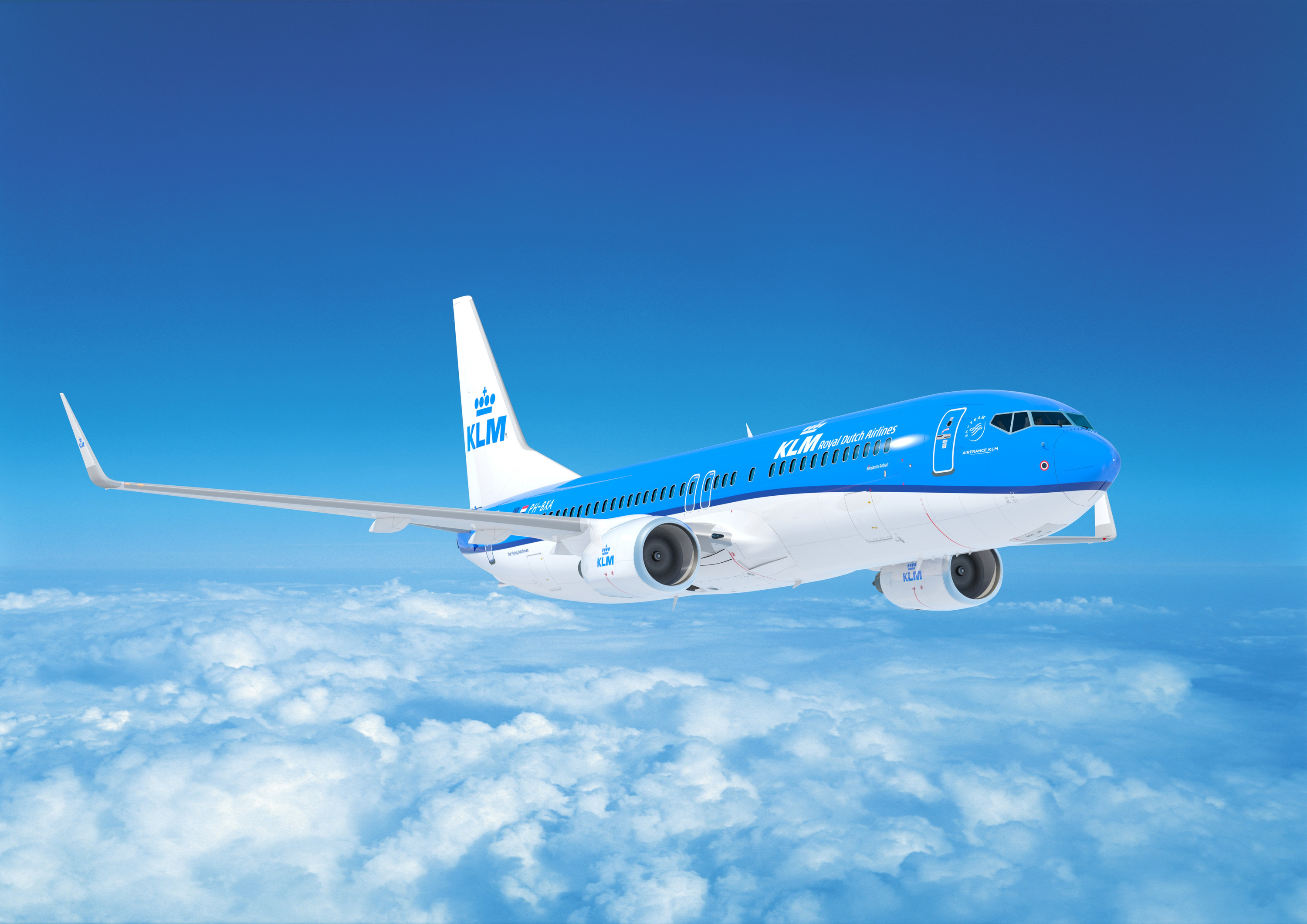 Flugzeug der Airline KLM