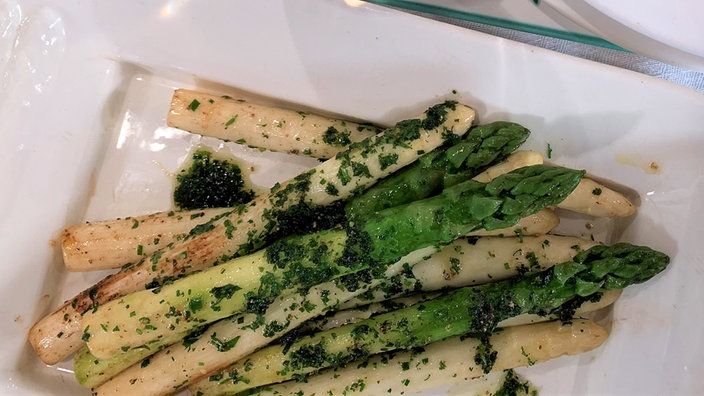 Gebratener Spargel