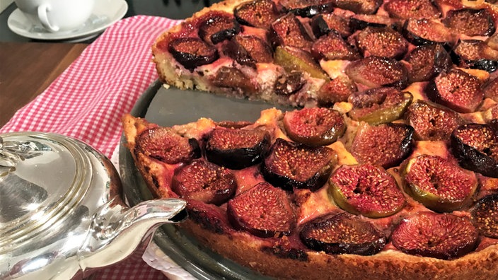 Feigenkuchen mit Walnüssen